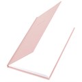 Блокнот А5 134х206 мм, 80 л., твёрдый, клетка, BRAUBERG "Minimal", розовый, 116441 116441