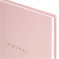 Блокнот А5 134х206 мм, 80 л., твёрдый, клетка, BRAUBERG "Minimal", розовый, 116441 116441