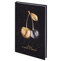 Блокнот А5 134х206 мм, 80 л., твёрдый, клетка, тиснение фольгой, STAFF, "Cherry", 114430 114430