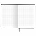 Блокнот с резинкой в клетку 96 л., А5 145х203 мм, твердая обложка с фольгой, BRAUBERG, "Marble", 116328 116328
