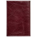 Обложка для паспорта натуральная кожа "Virginia", "Герб", темно-бордовая, BRAUBERG, 237199 237199