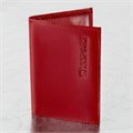 Обложка для паспорта натуральная кожа галант, "PASSPORT", красная, BRAUBERG, 237178 237178
