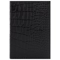 Обложка для паспорта натуральная кожа крокодил, "PASSPORT", черная, BRAUBERG, 237185 237185