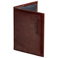 Обложка для паспорта экокожа, мягкая вставка изолон, "PASSPORT", коричневая, STAFF Profit, 237184 237184