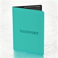 Обложка для паспорта, мягкий полиуретан, "PASSPORT", цвет "тиффани", STAFF, 238404 238404