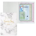 Папка-органайзер семейная для 4-х комплектов документов "Marble 1", А4, цветной принт, STAFF, 238339 238339