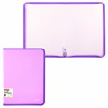 Папка объемная на молнии пластиковая BRAUBERG PASTEL, А4, 330х240 мм, 600 мкм, цвет лиловый, 271971 271971