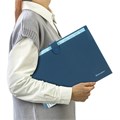 Папка-органайзер на кнопке 12 отделений, BRAUBERG "Extra", А4, синяя с голубым, 271933 271933