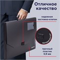 Папка-портфель пластиковая БОЛЬШОГО ФОРМАТА BRAUBERG "ПОРТФОЛИО", А3 (445х310х30 мм), черная, РОССИЯ, 226023 226023