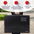 Папка-портфель пластиковая БОЛЬШОГО ФОРМАТА BRAUBERG "ПОРТФОЛИО", А3 (445х310х30 мм), черная, РОССИЯ, 226023 226023