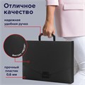 Портфель пластиковый STAFF А4 (320х225х36 мм), без отделений, черный, 229241 229241