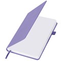 Ежедневник датированный 2025, А5, 138x213 мм, BRAUBERG "Control", под кожу, держатель для ручки, сиреневый, 115850 115850