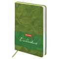 Ежедневник датированный 2025, А5, 138x213 мм, BRAUBERG "Foliage", под кожу гибкий, зеленый, 115854 115854