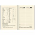 Ежедневник датированный 2025, А5, 143х218 мм, BRAUBERG "Journal", под кожу, застежка, органайзер, синий, 115879 115879