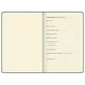 Ежедневник датированный 2025, А5, 143х218 мм, BRAUBERG "Journal", под кожу, застежка, органайзер, черный, 115882 115882