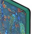 Ежедневник недатированный А5 (138х213 мм), BRAUBERG VISTA, под кожу, гибкий, 136 л., "Peacocks", 112032 112032