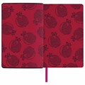 Ежедневник недатированный А5 (138х213 мм), BRAUBERG VISTA, под кожу, гибкий, 136 л., "Pomegranate", 112022 112022