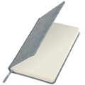 Ежедневник недатированный А5 138х213 мм BRAUBERG "Status", под кожу, 160 л., серо-голубой, 113365 113365