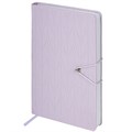 Ежедневник недатированный А5 138х213 мм, BRAUBERG "Braided", под кожу, гвоздик 160 л., сиреневый, 116596 116596