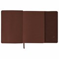 Ежедневник с магнитным клапаном недатированный, под кожу, А5, коричневый, BRAUBERG "Magnetic X", 113280 113280