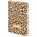 Ежедневник недатированный А5 145х215 мм, ламинированная обложка с фольгой, 160 л., STAFF, "Леопард", 115567 115567