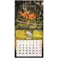 Календарь настенный перекидной на 2025 г., BRAUBERG, 12 листов, 22,5х22,5 см, МИНИ, "Дикие животные", 116179 116179