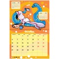 Календарь-планер настенный перекидной на 2025 г., BRAUBERG, 12 листов, 30х22 см, "История змейки", 116174 116174
