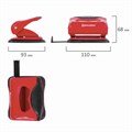 Дырокол BRAUBERG "JET PRO", до 20 листов, красно-черный, 228599 228599