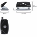 Дырокол BRAUBERG "Original", до 10 листов, черный, 222537 222537