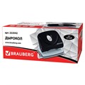 Дырокол BRAUBERG "Original", до 25 листов, черный, 222542 222542