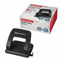 Дырокол металлический BRAUBERG "Classic", до 25 л., черный, 229697 229697