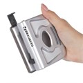 Дырокол металлический BRAUBERG "Metallic", до 20 листов, серебристый, 224339 224339