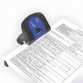 Дырокол металлический BRAUBERG "Office-Expert", до 25 листов, черно-синий, 228604 228604