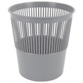 Корзина для бумаг BRAUBERG сетчатая, 9 л, серая, 237002 237002