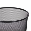 Корзина для бумаг БОЛЬШАЯ, 20 л, металлическая, черная, BRAUBERG "Germanium", 231956 231956