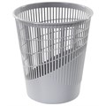 Корзина для бумаг, 11 л, сетчатая, серая, BRAUBERG, 230442 230442