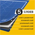 Коврик (мат) для резки BRAUBERG EXTRA 5-слойный, А3 (450х300 мм), двусторонний, толщина 3 мм, синий, 237177 237177