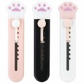 Нож канцелярский "Лапки", Cat Paw, 9 мм, автофиксатор, BRAUBERG HOBBY, в дисплее, 238346 238346