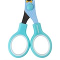 Ножницы 130 мм с цветной печатью "Пингвины", голубые, закругленные, BRAUBERG KIDS, 232271 232271