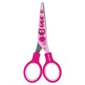 Ножницы 130 мм с цветной печатью "Поросята", розовые, закругленные, BRAUBERG KIDS, 232272 232272