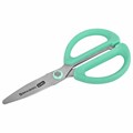 Ножницы 137 мм, резиновые рукоятки, пастельный мятный, чехол на лезвии, BRAUBERG KIDS, 238354 238354