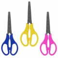 Ножницы ЮНЛАНДИЯ 130 мм, с линейкой, цвет ассорти, в картонной упаковке с европодвесом, 238343 238343