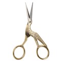 Ножницы для вышивания и рукоделия 120 мм, ЦАПЕЛЬКИ, золотистые, ОСТРОВ СОКРОВИЩ, 665601 665601