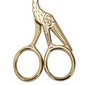 Ножницы для вышивания и рукоделия 120 мм, ЦАПЕЛЬКИ, золотистые, ОСТРОВ СОКРОВИЩ, 665601 665601