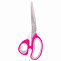 Ножницы портновские ОСТРОВ СОКРОВИЩ ПРЕМИУМ, 210 мм, фуксия с резиновыми серыми вставками, 237454 237454