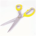 Ножницы портновские ОСТРОВ СОКРОВИЩ ПРЕМИУМ, 230 мм, желтые с резиновыми серыми вставками, 237455 237455
