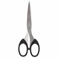 Ножницы BRAUBERG "Classic", 160 мм, черные, классической формы, 2-х сторонняя заточка, 230933 230933