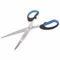 Ножницы BRAUBERG "Classic+", 185 мм, черно-синие, классической формы, резиновые вставки, 236448 236448