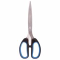 Ножницы BRAUBERG "Classic+", 205 мм, черно-синие, классической формы, резиновые вставки, 236449 236449