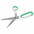 Ножницы BRAUBERG "MAXI" КОМПЛЕКТ 4 шт.: 115, 145, 205 мм + сниппер (для ниток), бело-зеленые ручки, 272982 272982